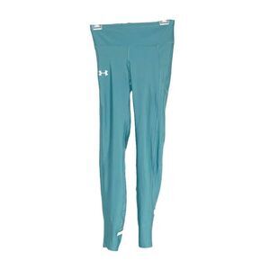 UA Under Armour Women’s Blue Teal Heat Gear Compression RUN Leggings Size Small